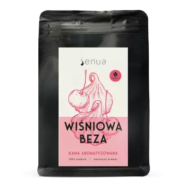 Kawa smakowa aromatyzowana Wiśniowa Beza - ziarnista | Senua