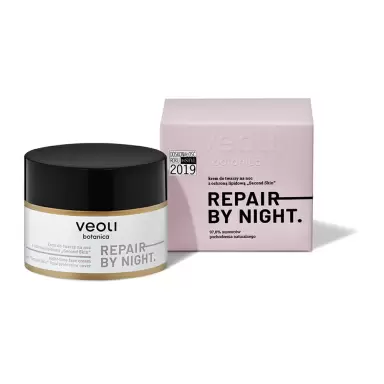 Krem do twarzy na noc z ochroną lipidową REPAIR BY NIGHT | Veoli Botanica