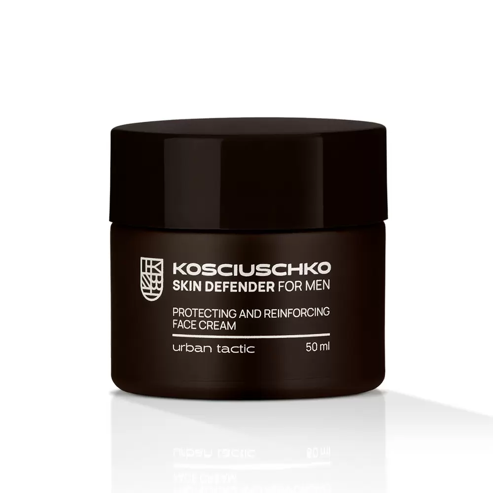 Krem ochronny i wzmacniający do twarzy SKIN DEFENDER FOR MEN | Kosciuschko