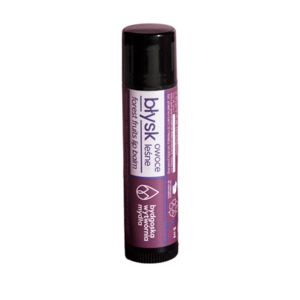 Balsam do ust Błysk owoce leśne LIPSTICK | Bydgoska Wytwórnia Mydła