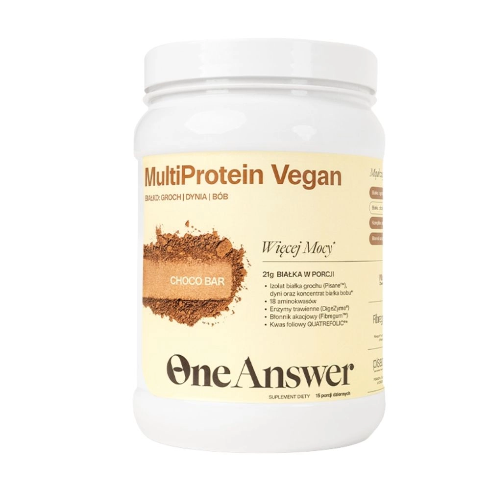 Białko roślinne w proszku MultiProtein Vegan Choco Bar | OneAnswer