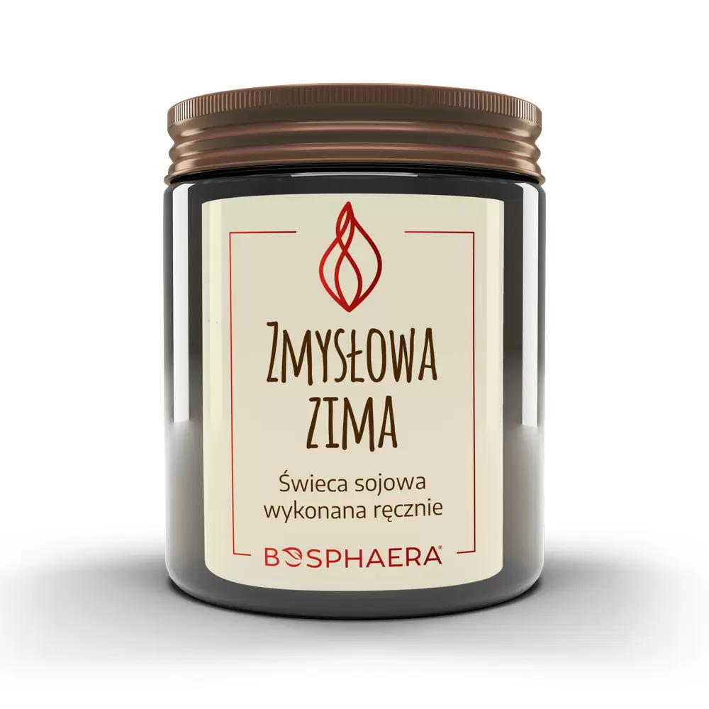 Sojowa świeca zapachowa Zmysłowa Zima | Bosphaera