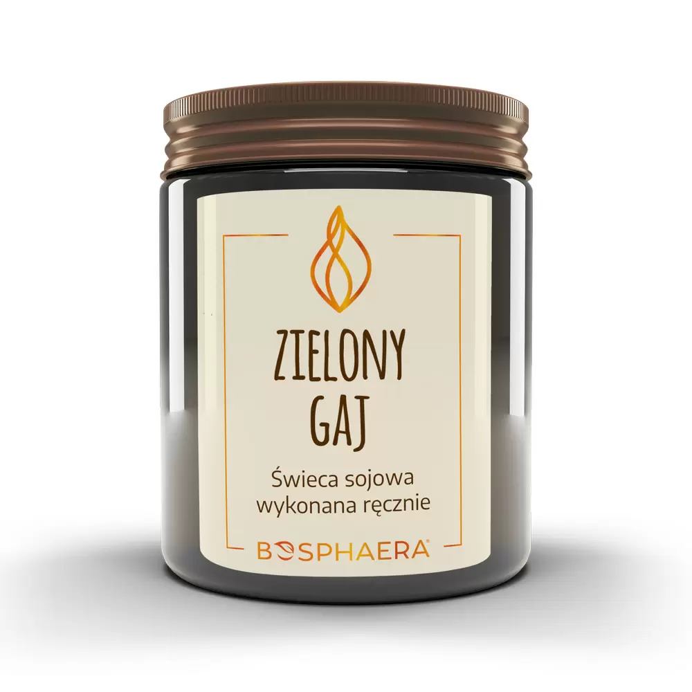Sojowa świeca zapachowa Zielony Gaj | Bosphaera