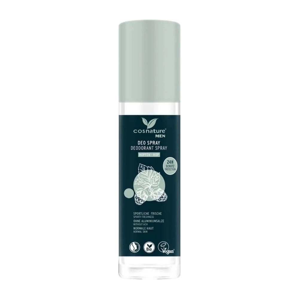 Dezodorant 24h w sprayu z wyciągiem z szyszek chmielu MEN | Cosnature