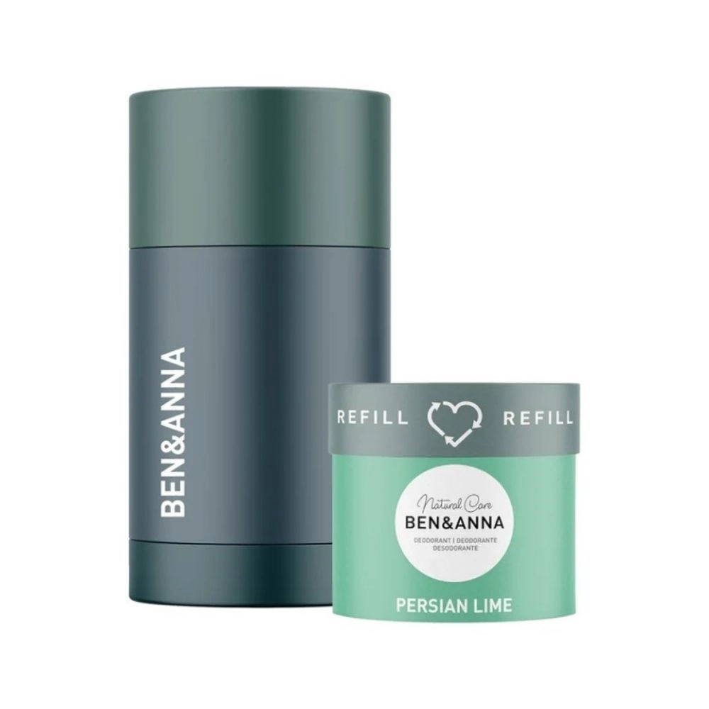 Dezodorant na bazie sody - Persian lime ZESTAW REFILL | Ben&Anna