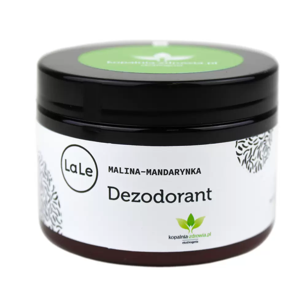 Dezodorant w kremie z sodą oczyszczoną MALINA-MANDARYNKA (plastik) | La-Le