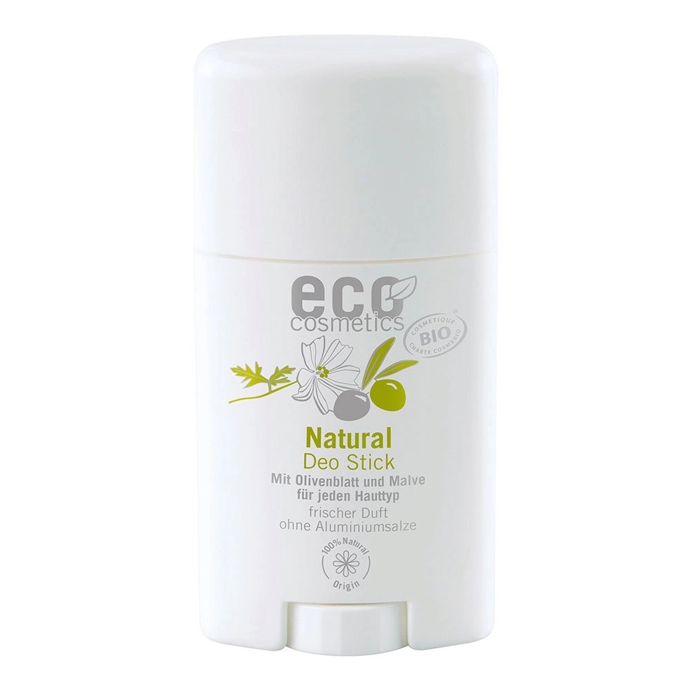 Dezodorant w sztyfcie z liściem oliwnym i malwą | Eco Cosmetics