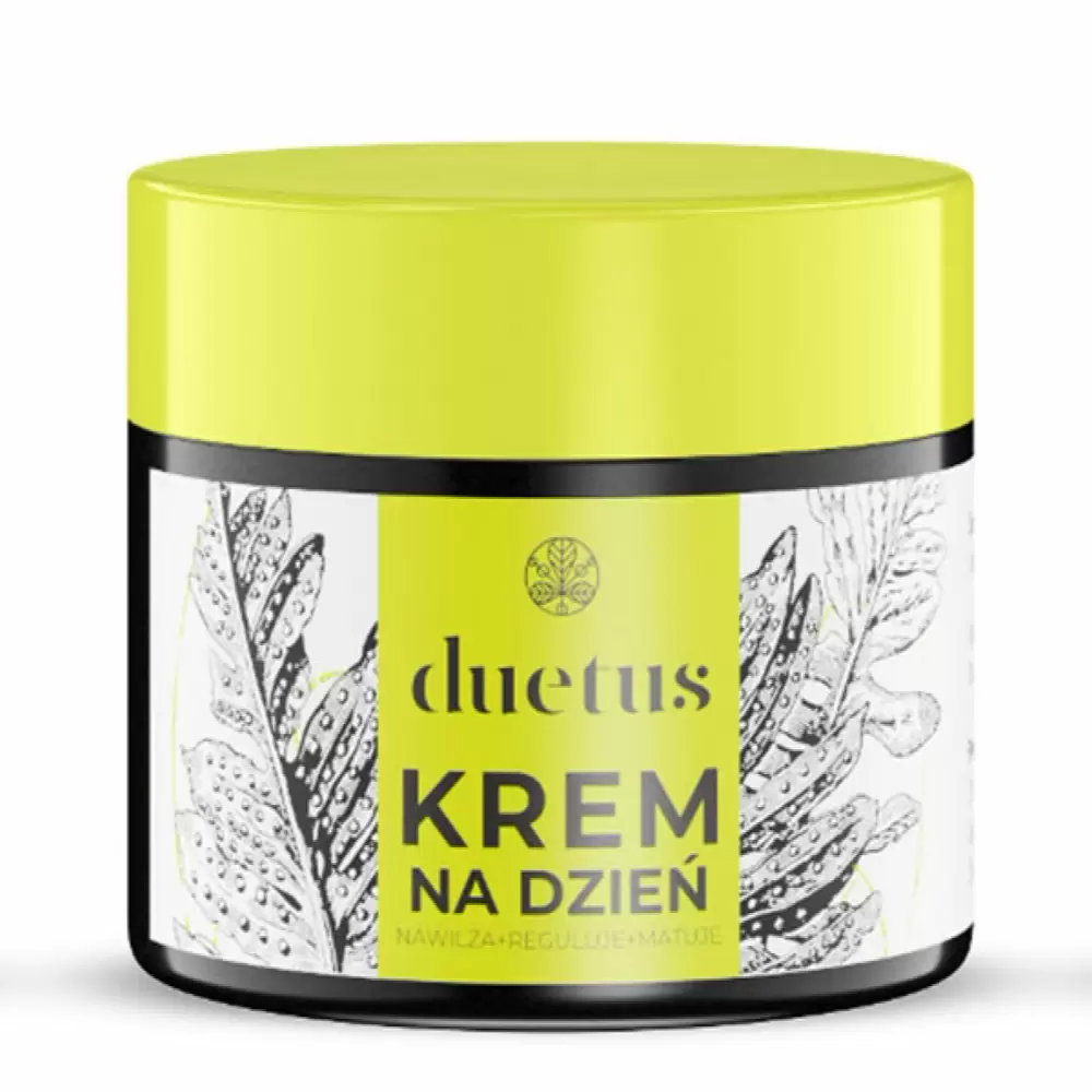 Krem do twarzy na dzień z węglem aktywnym | Duetus