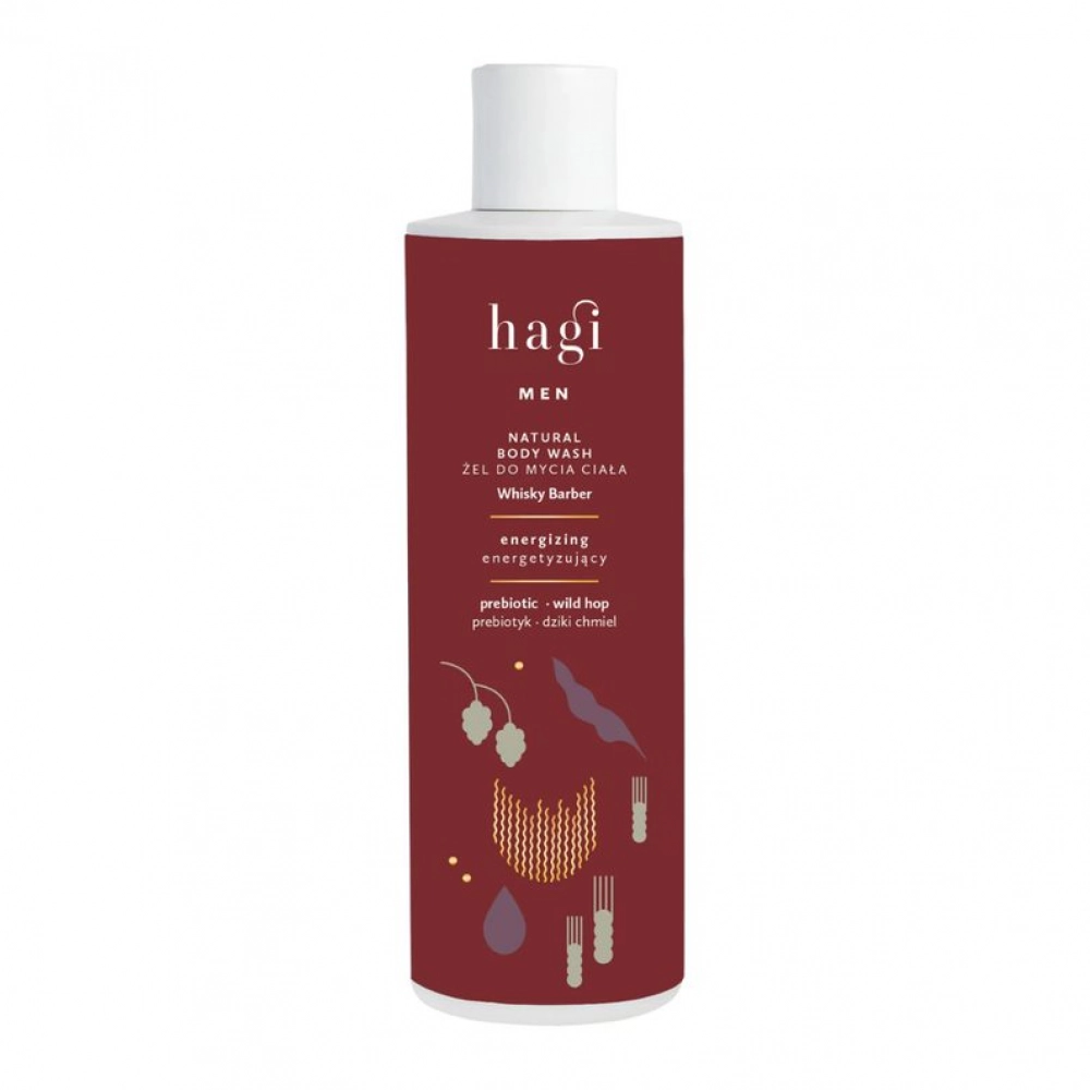 Energetyzujący żel do mycia ciała Whisky Barber | Hagi Cosmetics