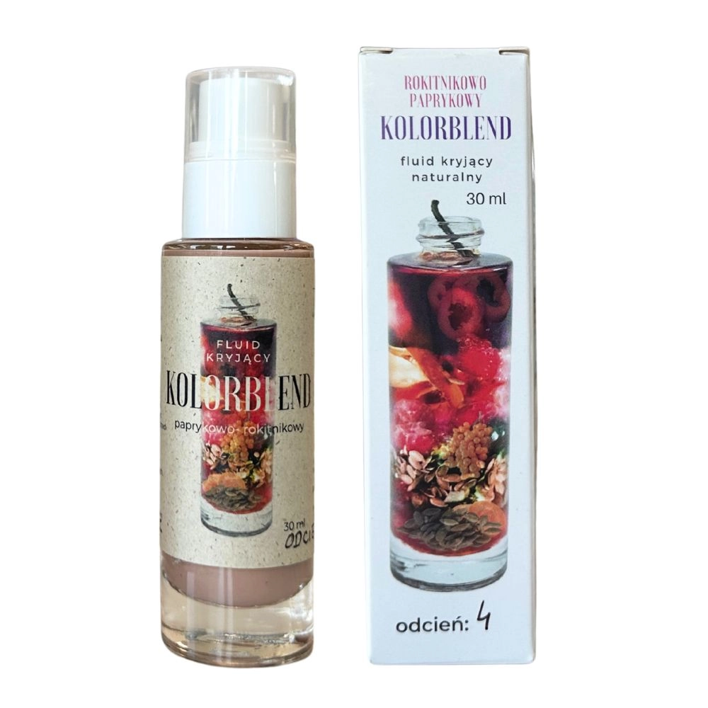 Fluid kryjący Rokitnikowo - Paprykowy Kolorblend | Trawiaste