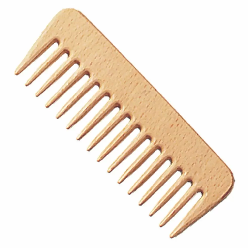 Grzebień drewniany Afro duży | Gorgol