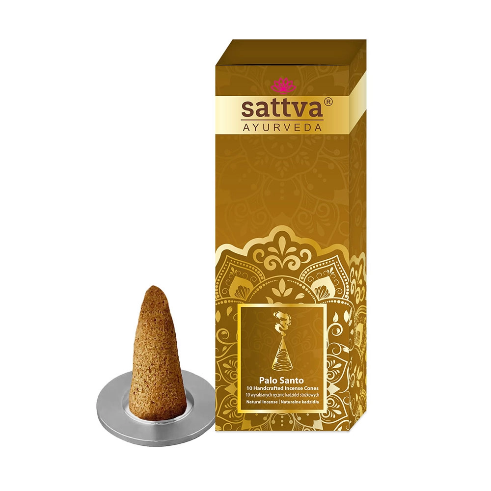 Kadzidła stożkowe naturalne - Palo Santo | Sattva