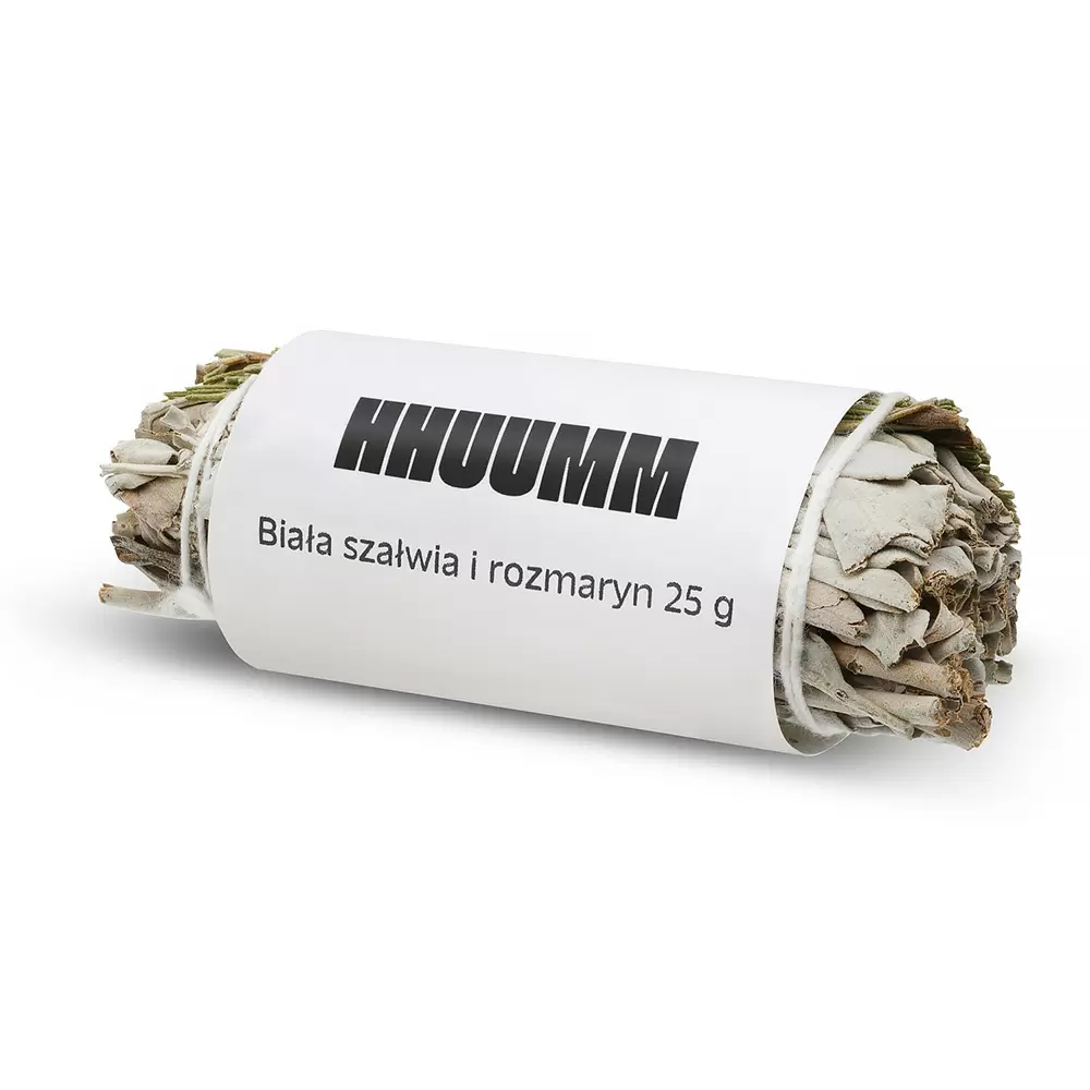 Kadzidło z liści białej szałwii i rozmarynu | HHUUMM
