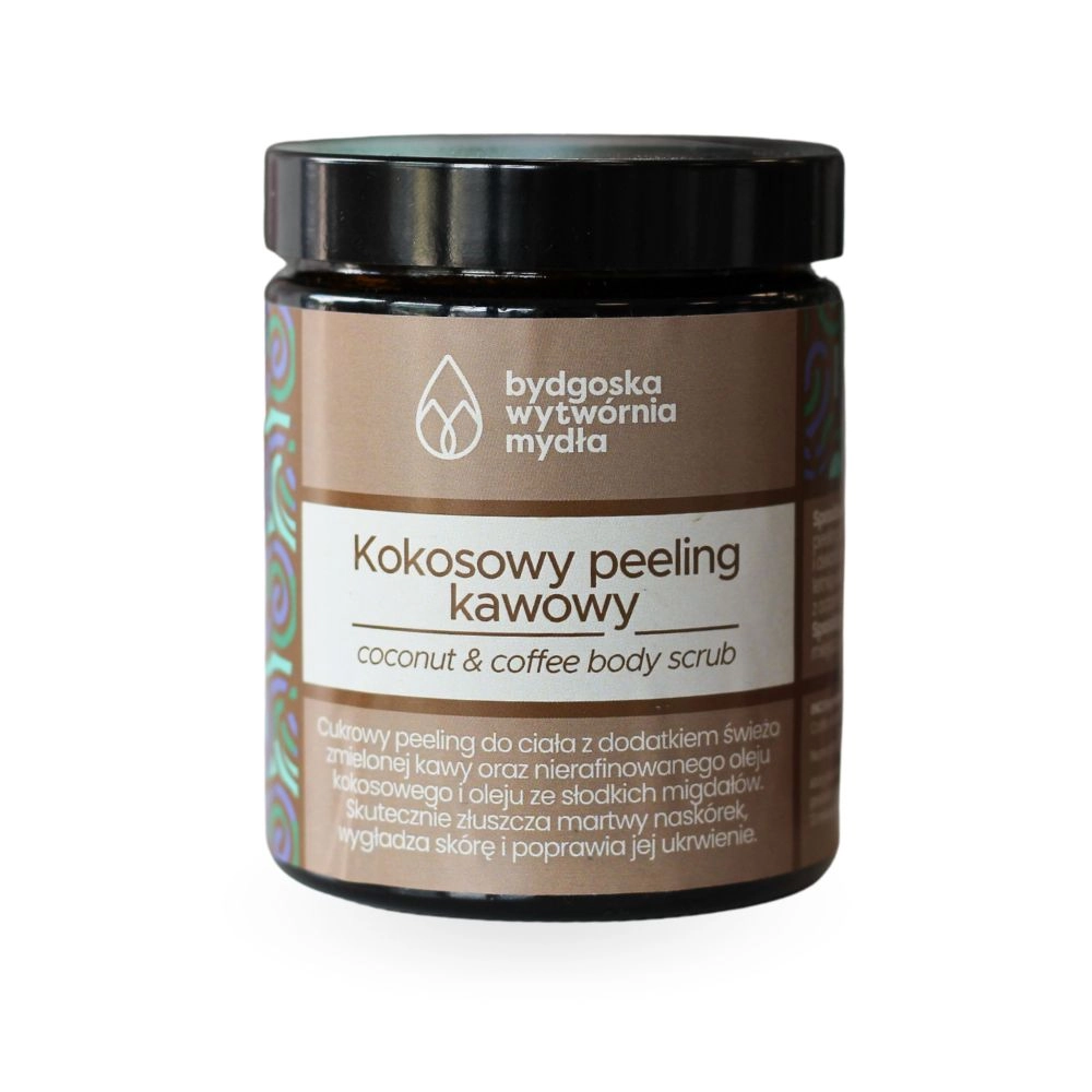 Kokosowy peeling kawowy Czarne Złoto | Bydgoska Wytwórnia Mydła