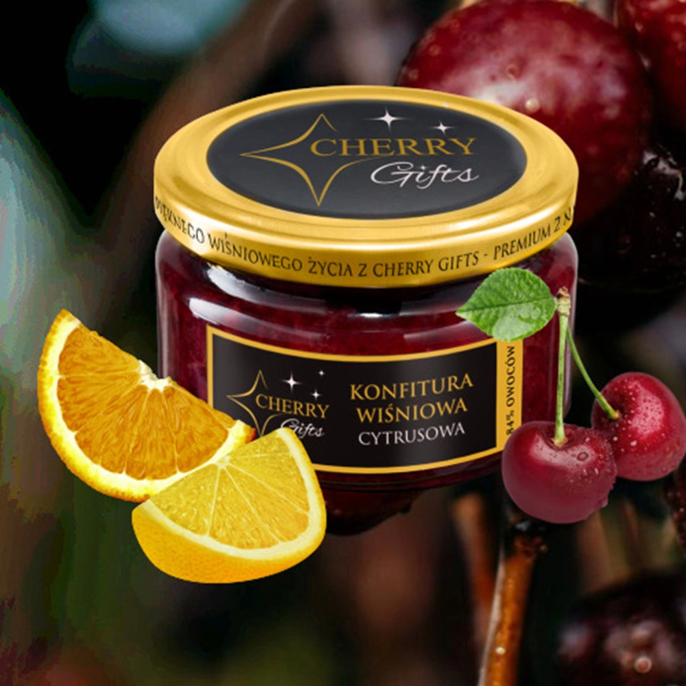 Konfitura wiśniowa cytrusowa | Cherry Gifts