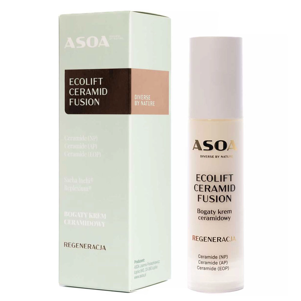Krem ceramidowy Bogaty Ecolift Ceramid Fusion | Asoa