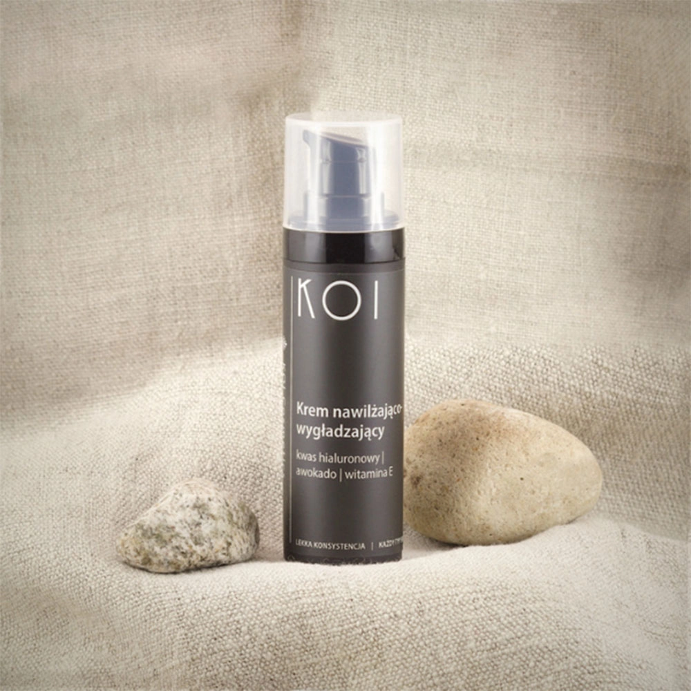 Krem do twarzy nawilżająco - wygładzający | Koi Cosmetics
