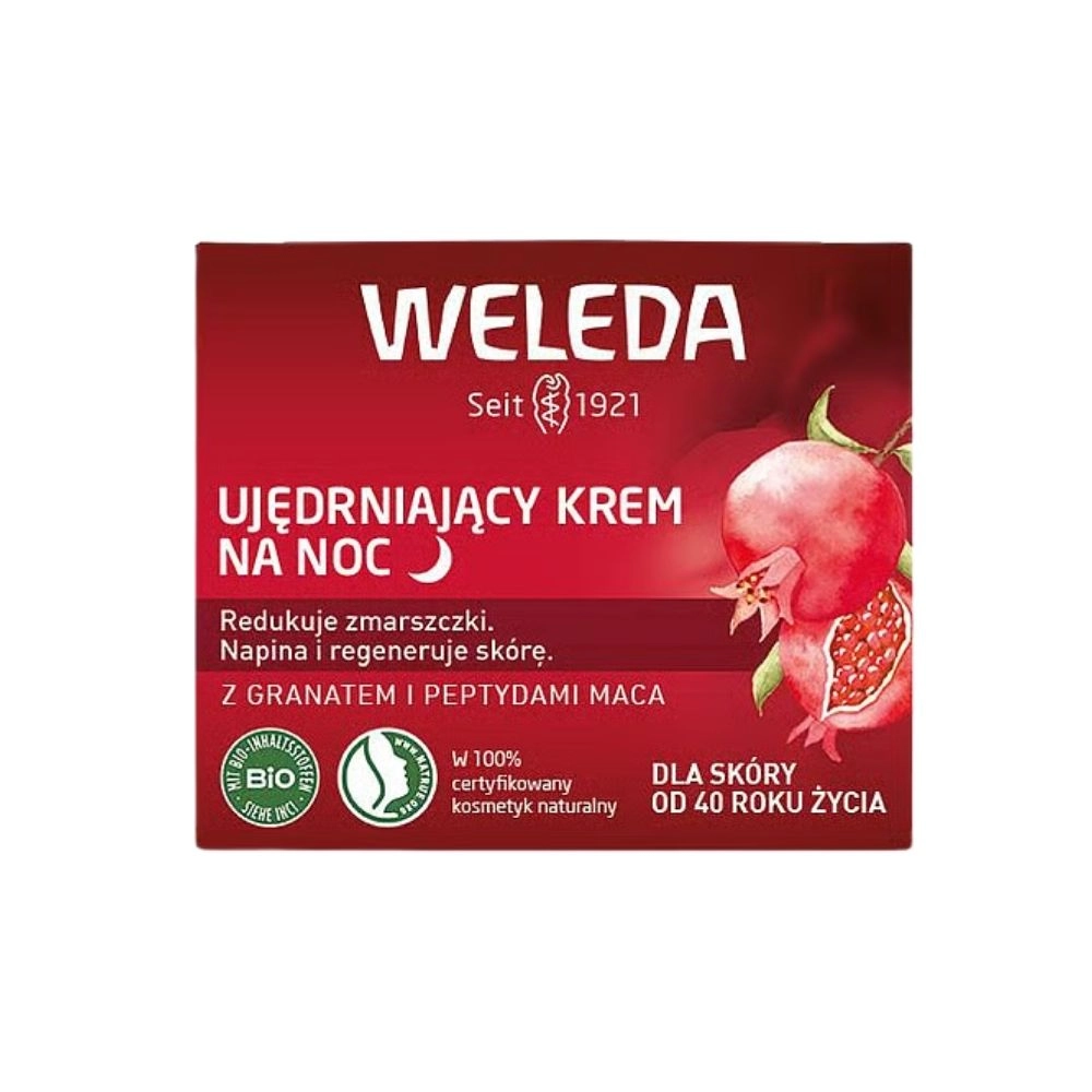 Krem na noc ujędrniający z granatem | Weleda