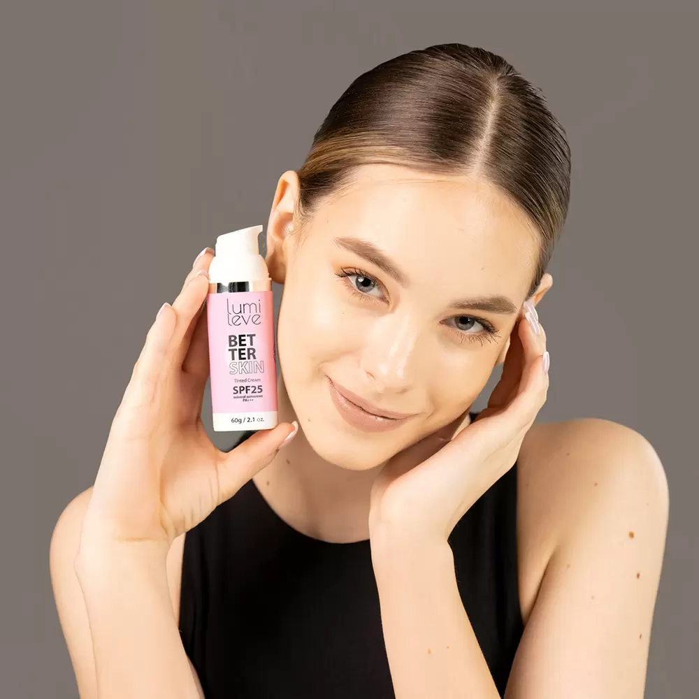 Krem pielęgnujący z pigmentem BETTER SKIN SPF25 | Lumileve