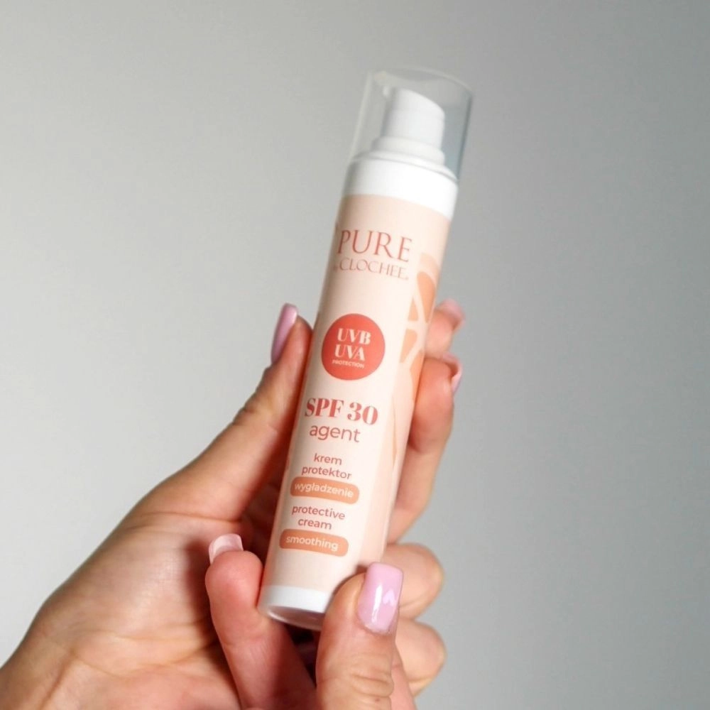 Krem protektor - wygładzenie SPF30 AGENT | PURE by Clochee