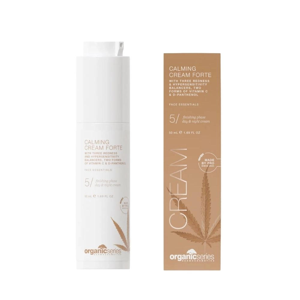 Krem wyciszający z CBD, witaminą C i niacynamidem CALMING CREAM FORTE | Organic Series