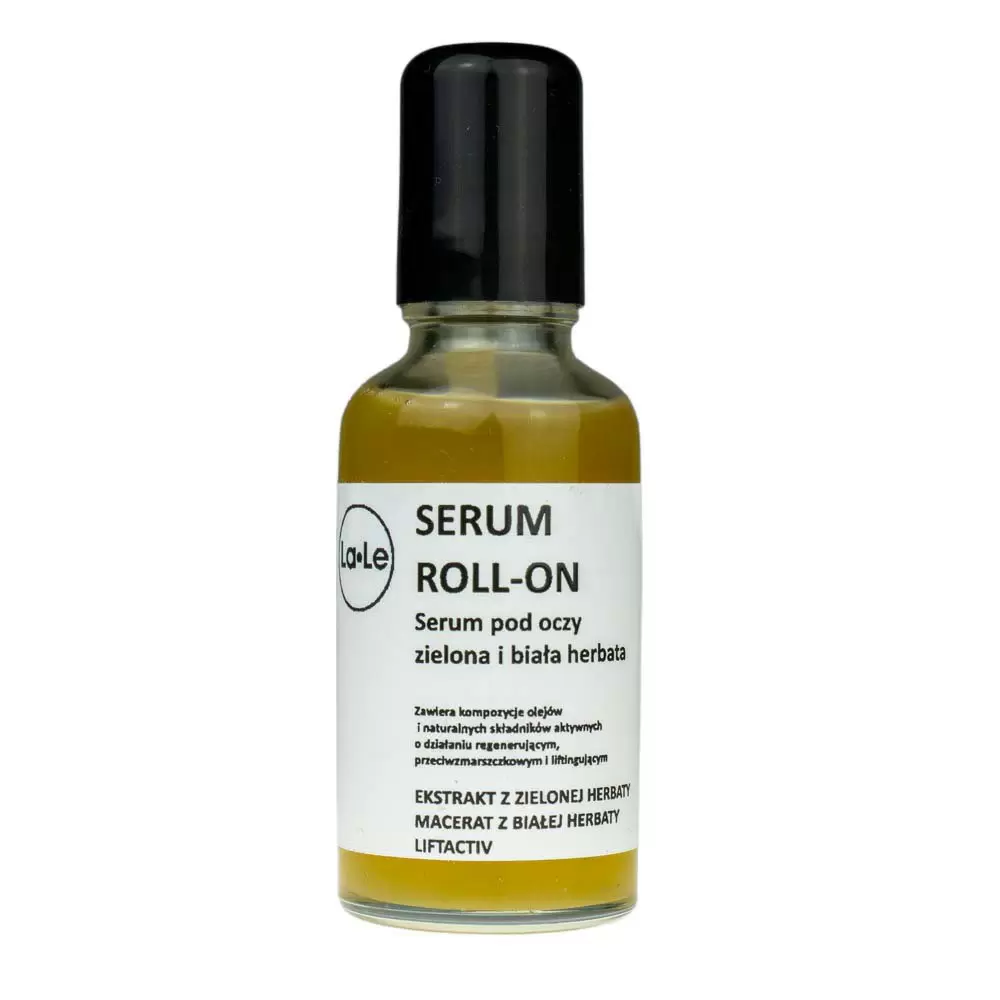 Serum roll-on pod oczy - zielona i biała herbata | La-Le