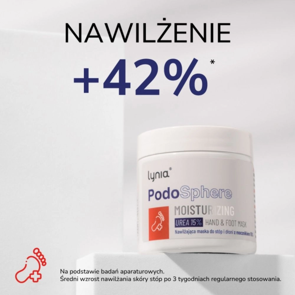 Maska do stóp i dłoni nawilżająca z mocznikiem | Lynia