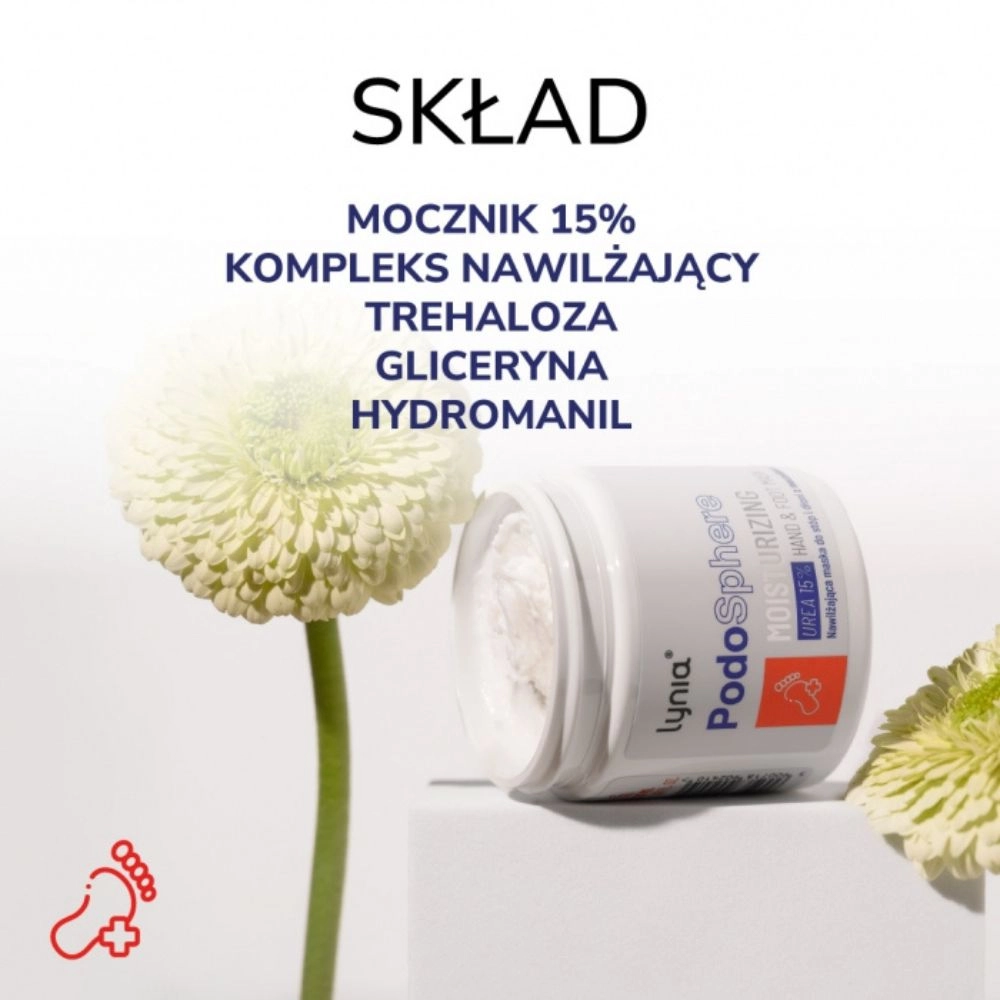 Maska do stóp i dłoni nawilżająca z mocznikiem | Lynia