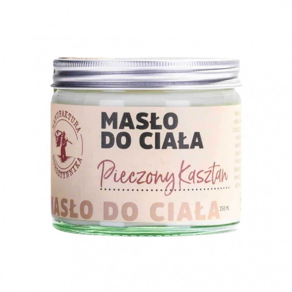 Masło do ciała Pieczony kasztan | Manufaktura Bursztynnika