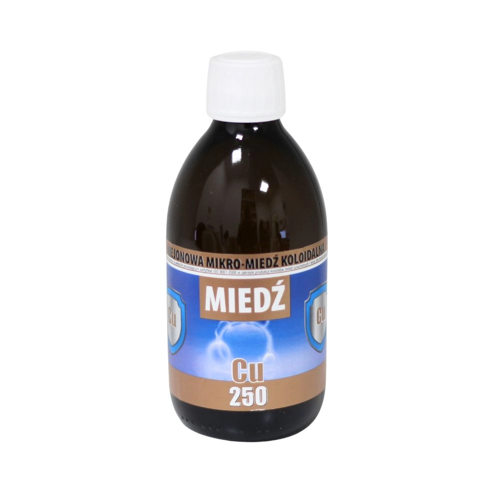 Niejonowa Mikro-Miedź Koloidalna CU 250 | Proaktiv