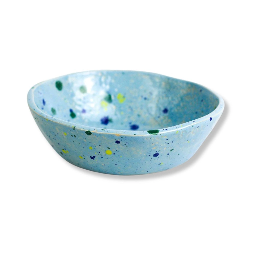 Miseczka ceramiczna - niebieska w kropeczki | Senua