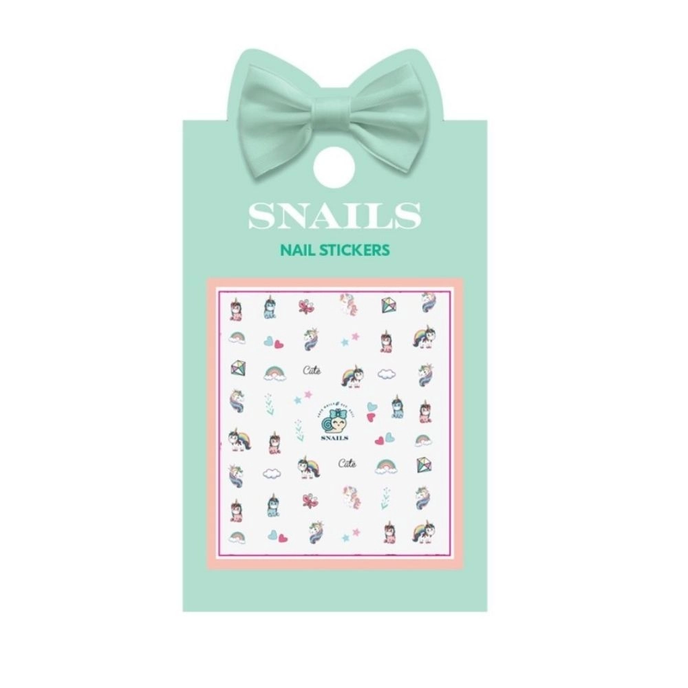 Naklejki na paznokcie Unicorn Queen | Snails