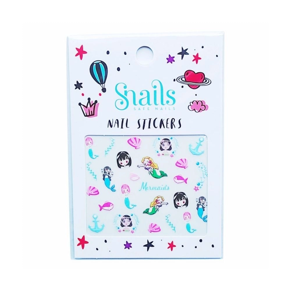 Naklejki ozdobne na paznokcie MERMAIDS | Snails