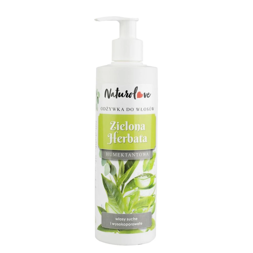 Odżywka humektantowa do włosów Zielona herbata | Naturolove