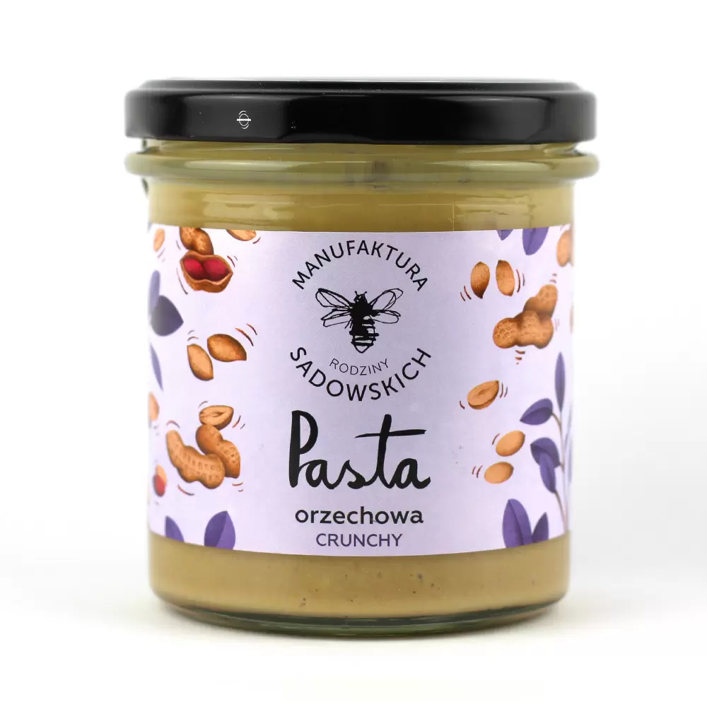 Pasta orzechowa Crunchy | Pasieki Rodziny Sadowskich