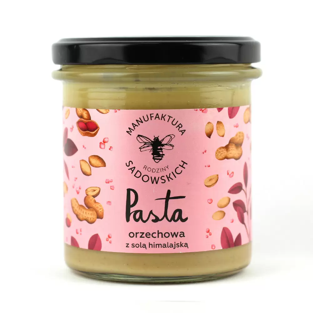 Pasta orzechowa z solą himalajską | Pasieki Rodziny Sadowskich