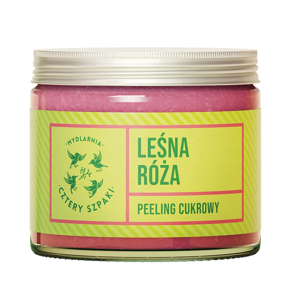 Peeling do ciała Leśna róża | Cztery Szpaki
