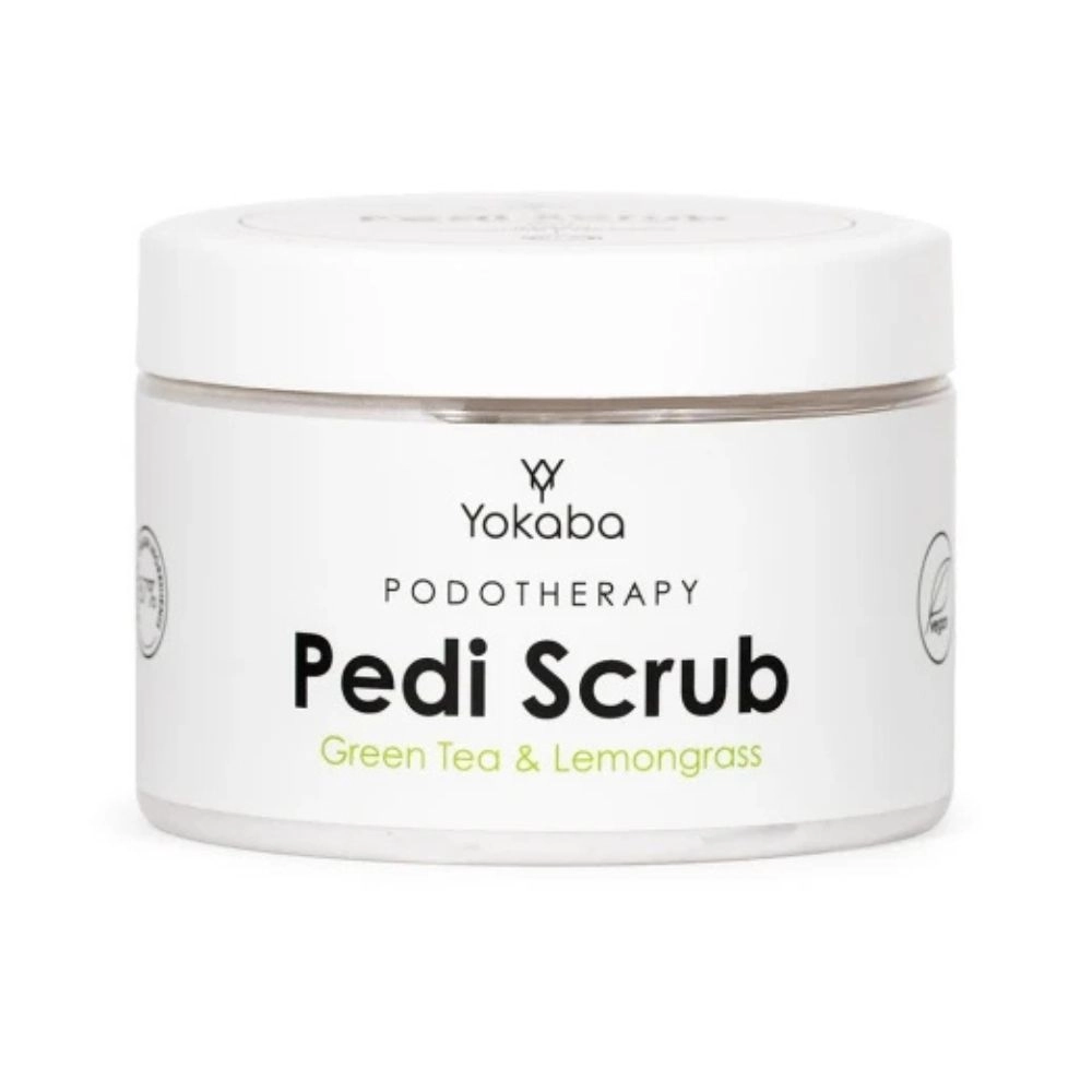 Peeling do stóp zielona herbata i lemongrass Pedi Scrub | Yokaba