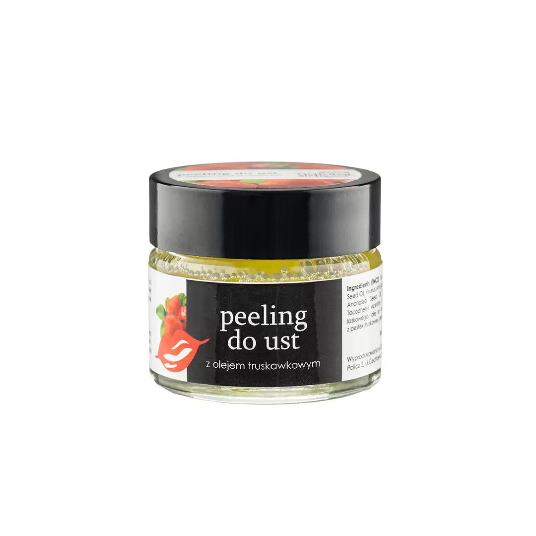 Peeling do ust z olejem truskawkowym | Your Natural Side