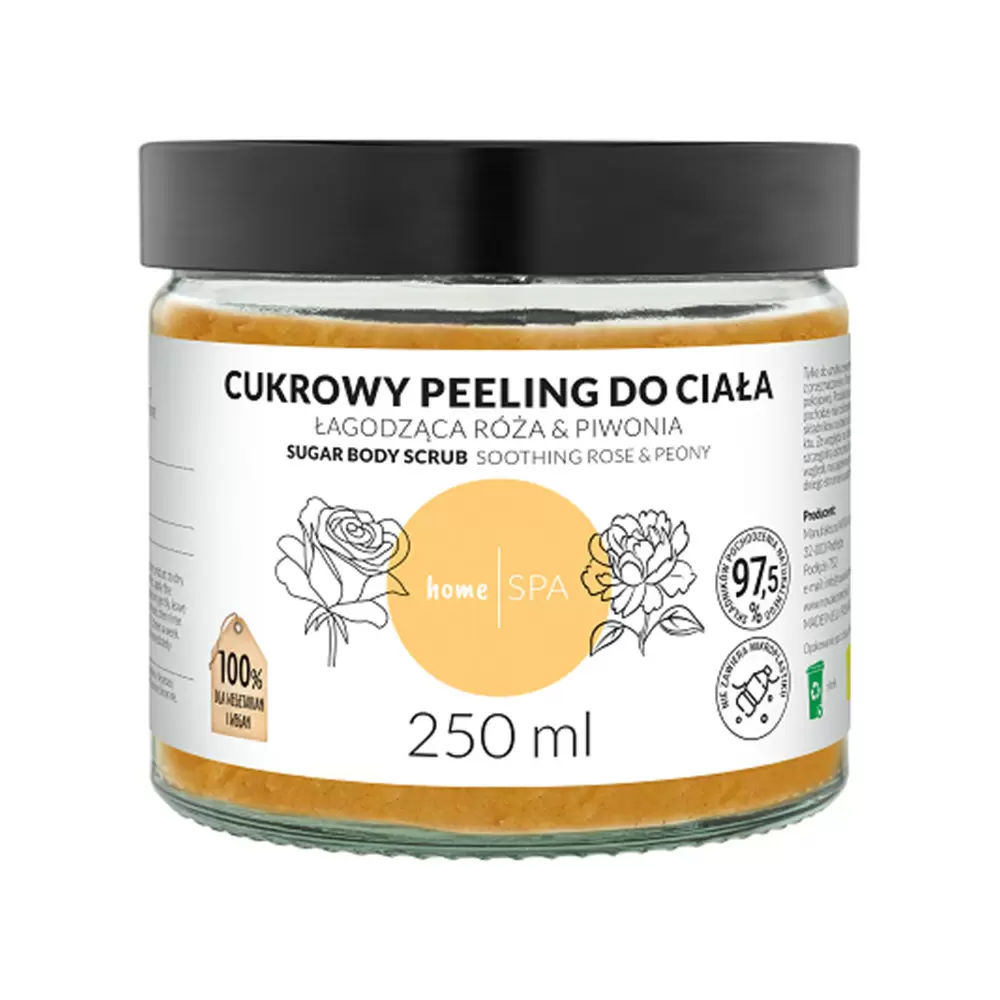 Peeling łagodzący do ciała Róża i Piwonia | Manufaktura Nova Kosmetyki