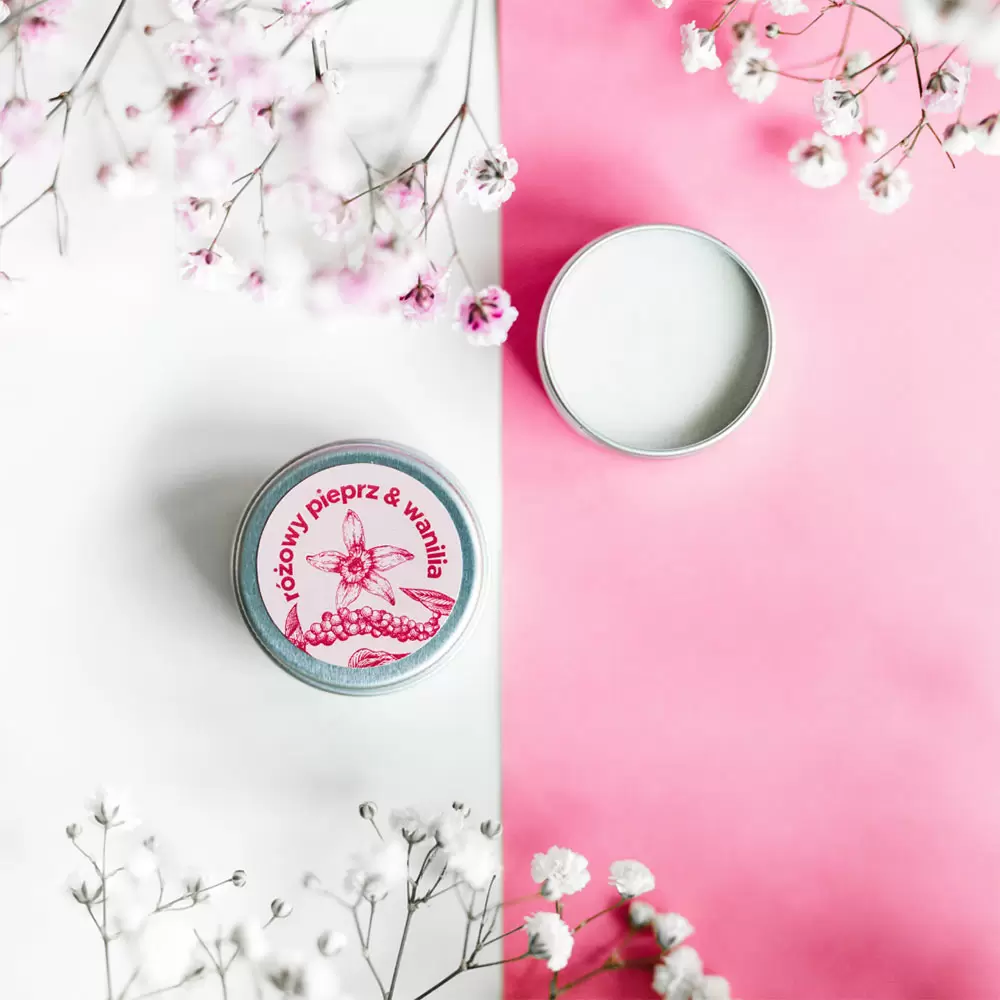 Perfumy w wosku Różowy Pieprz i Wanilia | Bydgoska Wytwórnia Mydła