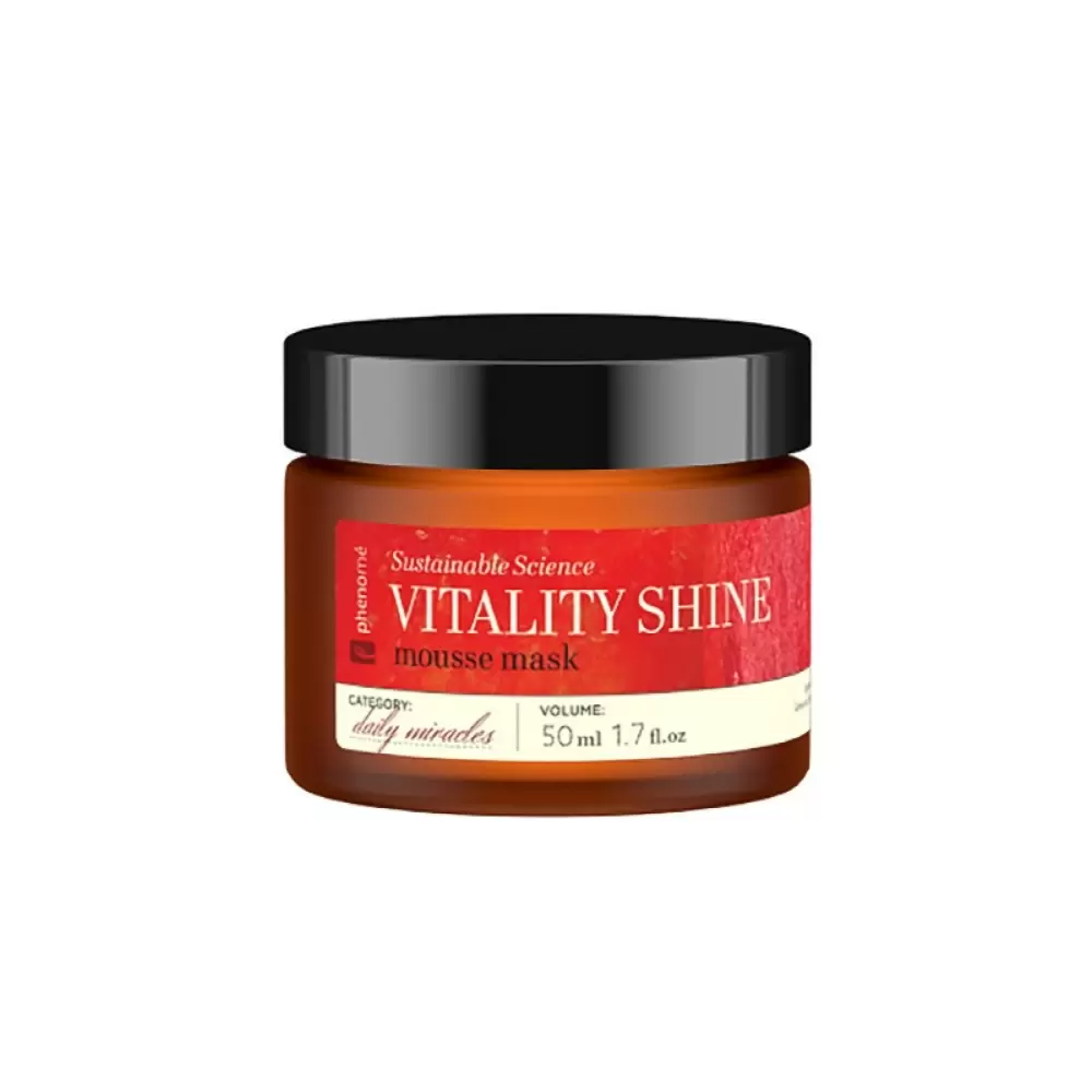 VITALITY SHINE mousse mask - Rozjaśniająca maseczka z witaminą C | Phenome