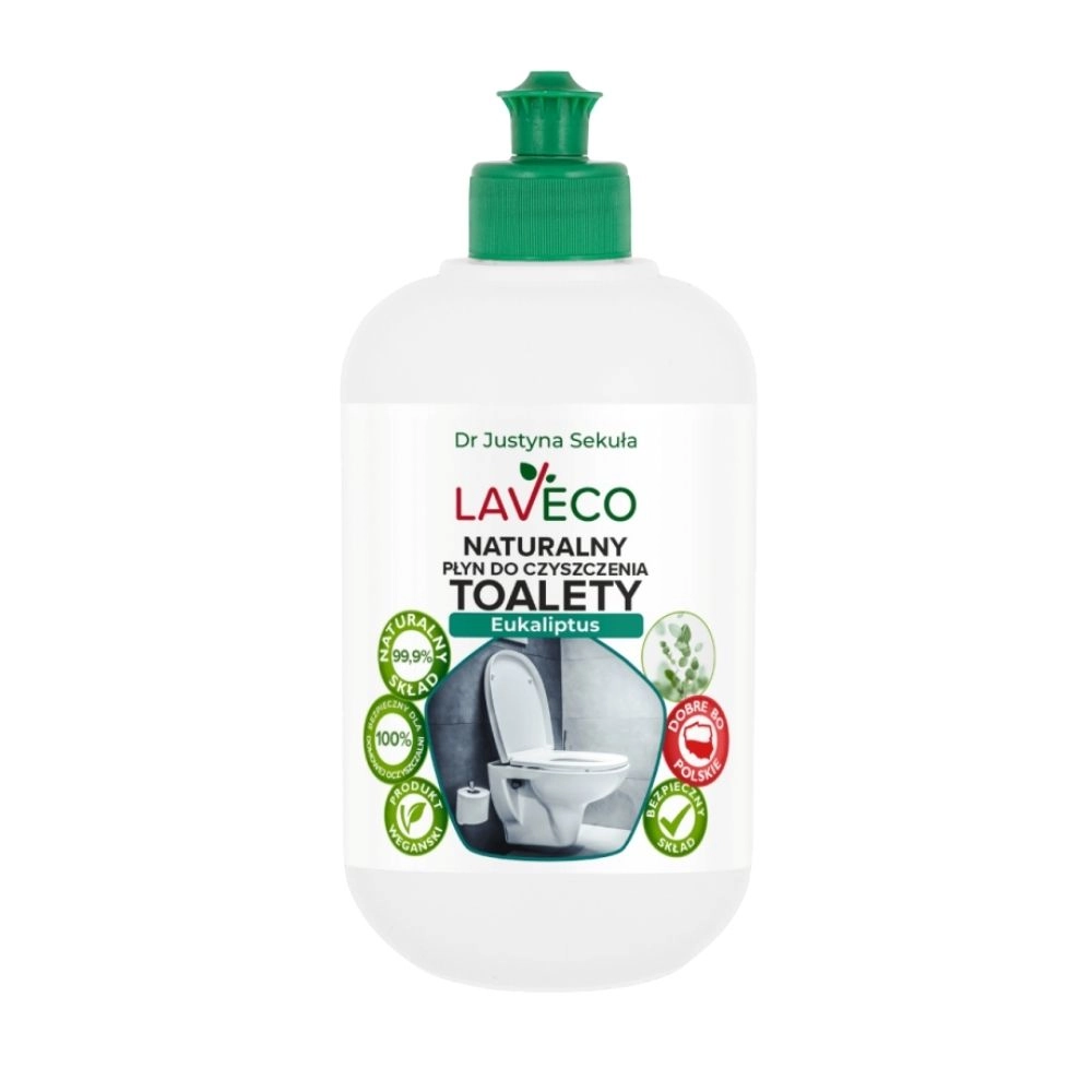 Płyn naturalny do czyszczenia toalety - Eukaliptus | Laveco