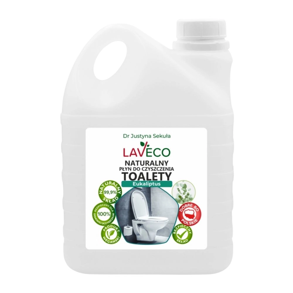 Płyn naturalny do czyszczenia toalety - Eukaliptus | Laveco