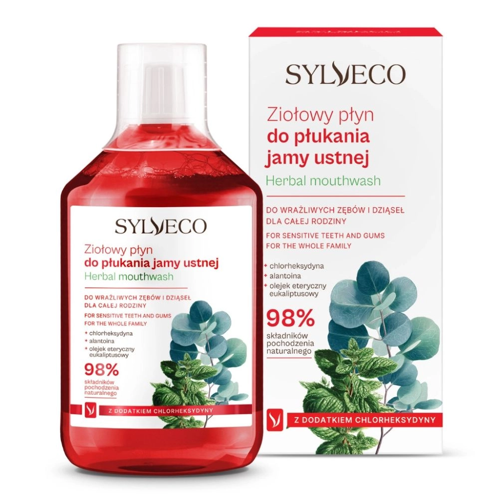 Płyn ziołowy do płukania jamy ustnej z chlorheksydyną | Sylveco