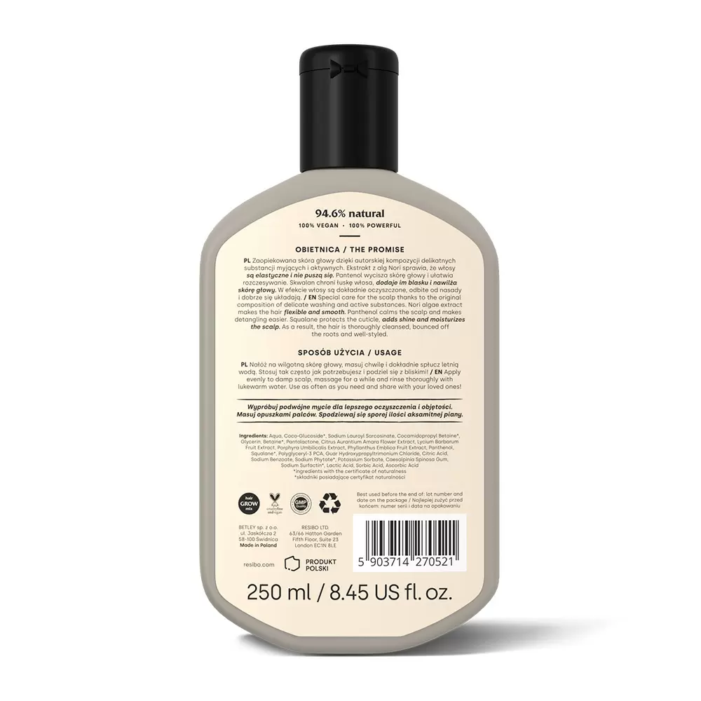 Szampon do włosów do codziennego stosowania Easy Breezy Wash | Resibo