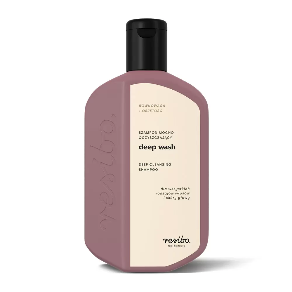 Szampon do włosów mocno oczyszczający Deep Wash | Resibo