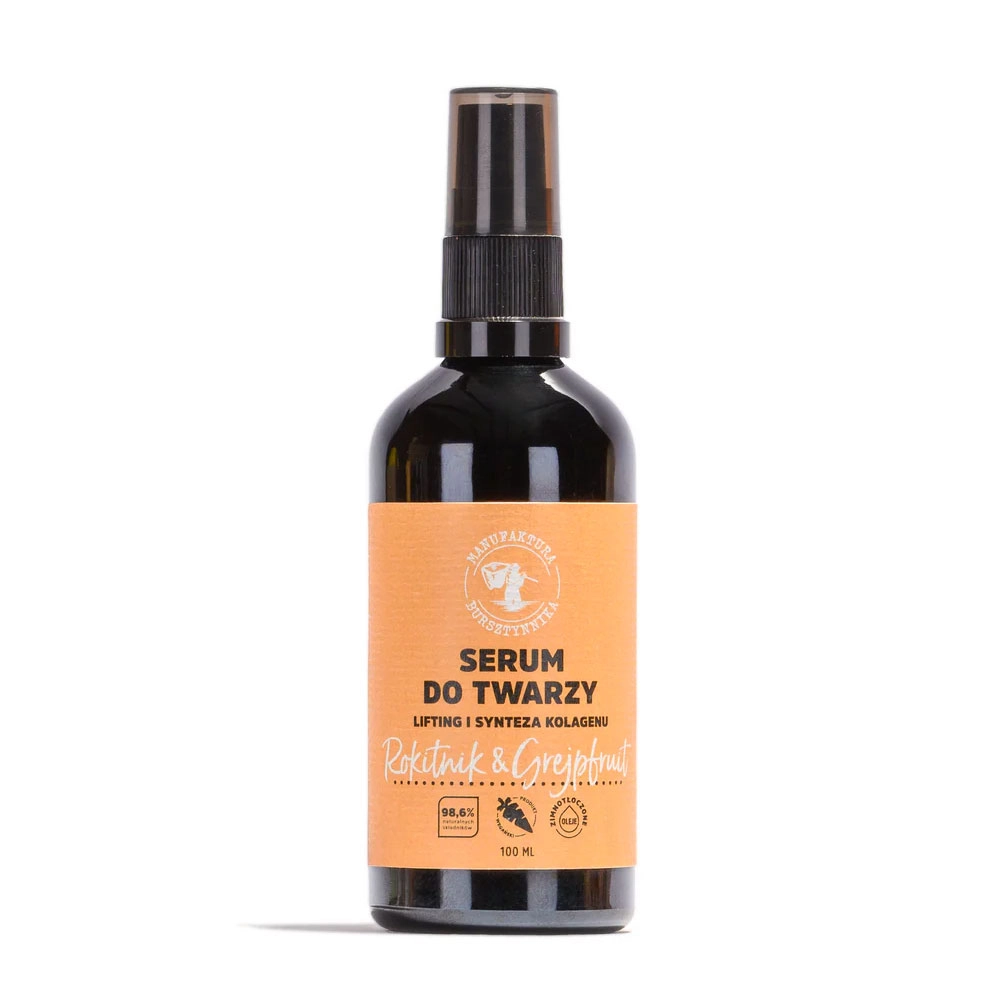 Serum do twarzy Rokitnik Grejpfrut | Manufaktura Bursztynnika
