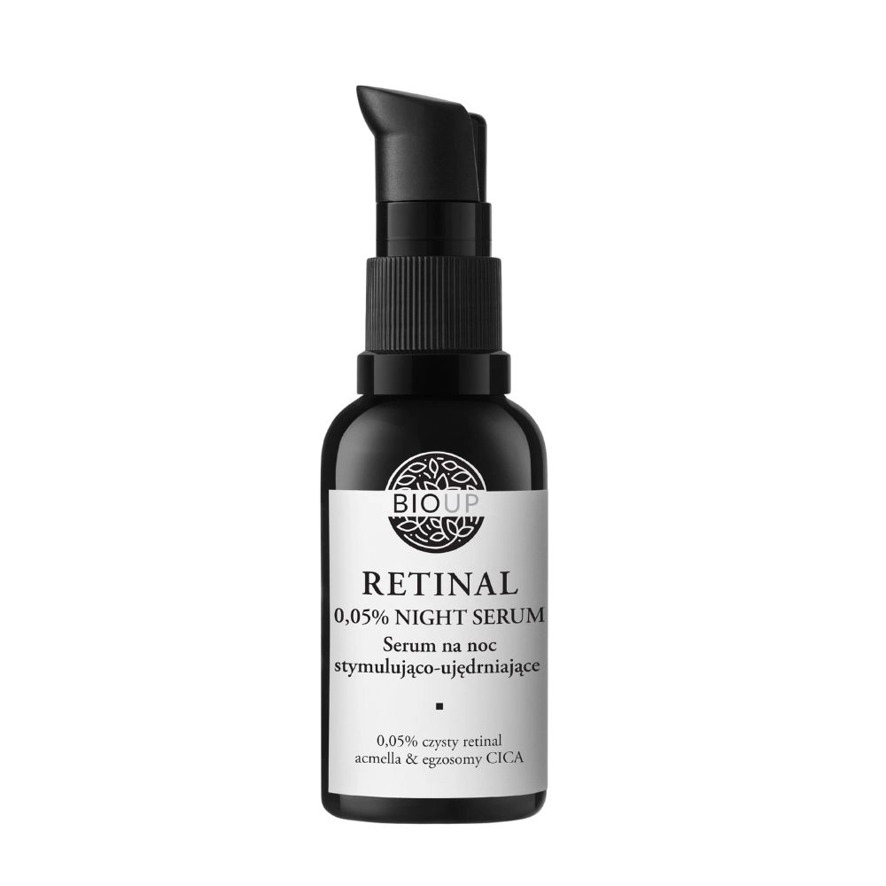 Serum stymulująco - ujędrniające z retinalem 0,05%, acmellą i egzosomami CICA | BIOUP