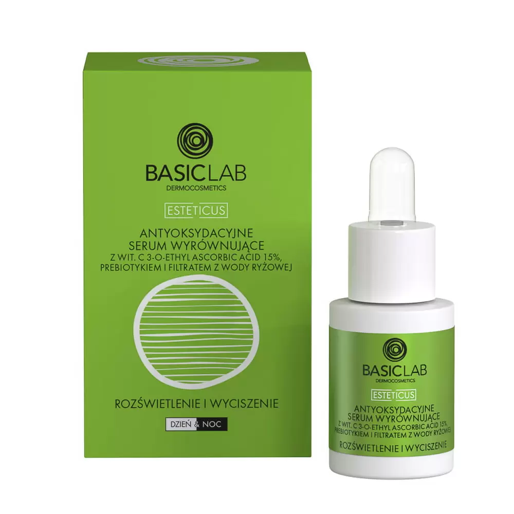 Serum wyrównujące z witaminą C 15% Rozświetlenie i Wyciszenie | BasicLab